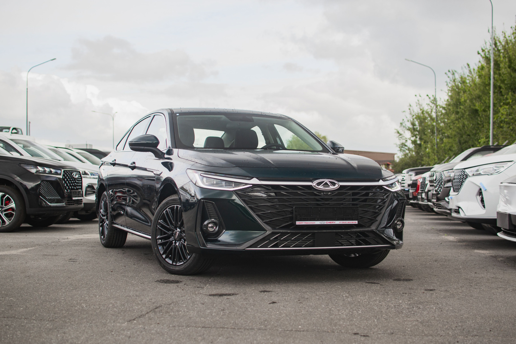 Chery Arrizo 8 I, Глубокий зеленый, 2416350 рублей, вид 4