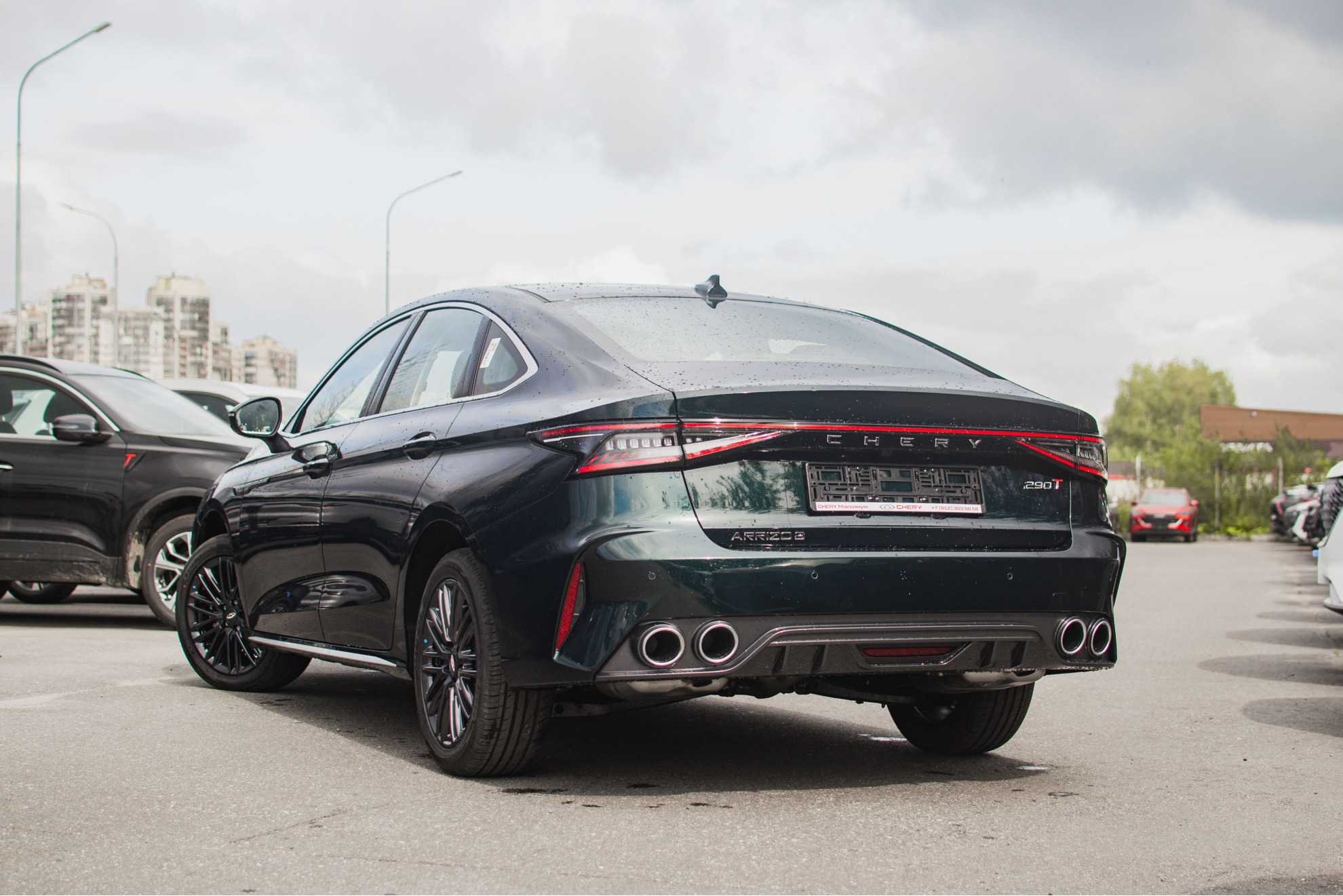 Chery Arrizo 8 I, Глубокий зеленый, 2416350 рублей, вид 8