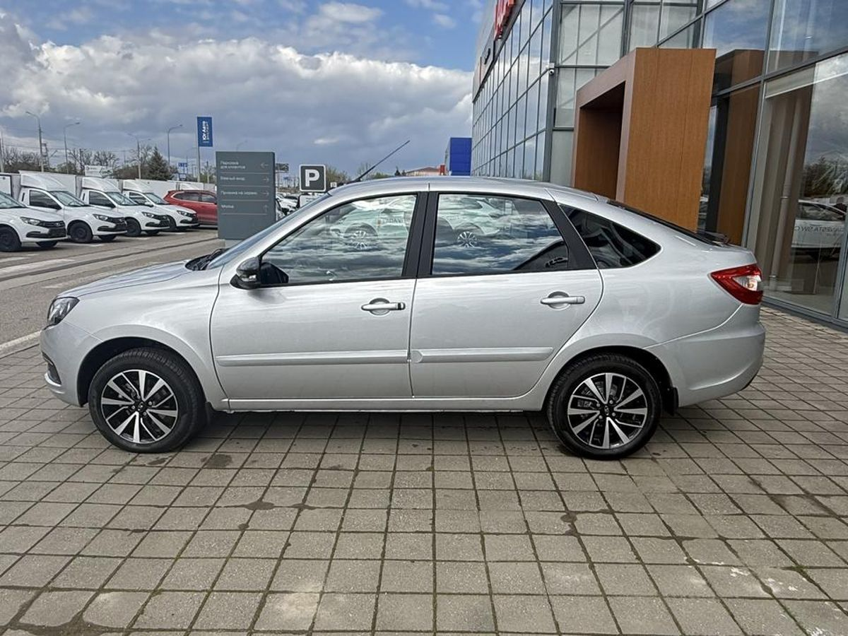 LADA Granta лифтбек I Рестайлинг, Серебристый "Платина" металлик, 1244000 рублей, вид 4