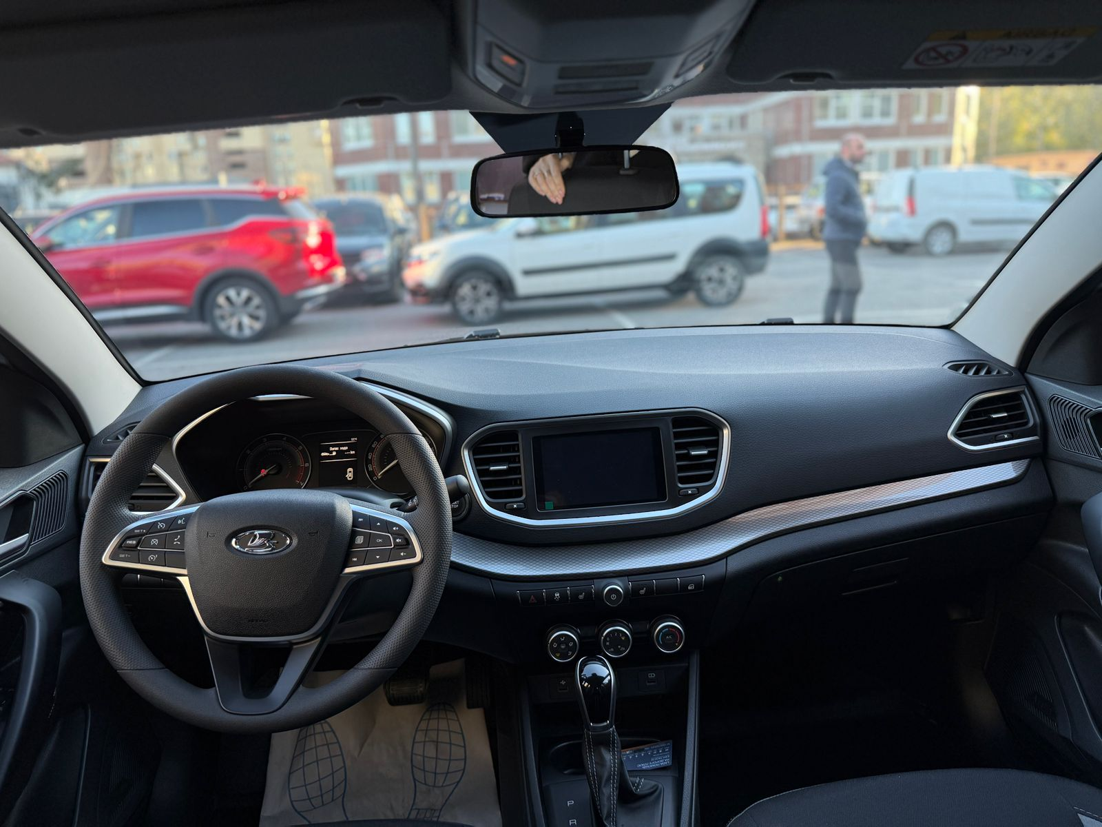 LADA Vesta I Рестайлинг (NG), Серебристо-темно-серый "Борнео" металлик, 1424500 рублей, вид 11