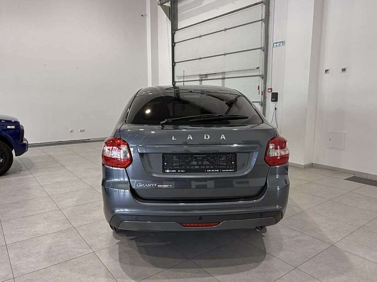LADA Granta лифтбек I Рестайлинг, Серебристо-темно-серый "Борнео" металлик, 1227000 рублей, вид 6