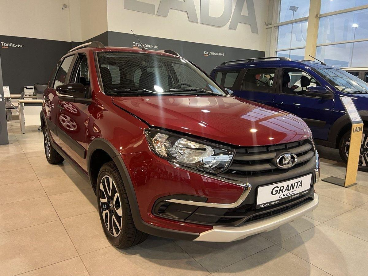LADA Granta Cross I Рестайлинг, Бордовый "Фламенко" металлик, 916832 рублей, вид 5