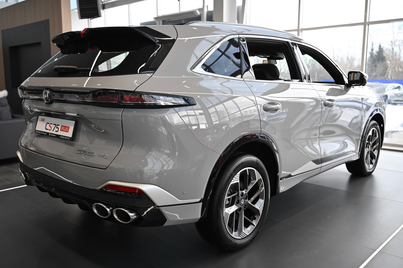 Changan CS75 Plus IV, Горный серый, 3358900 рублей, вид 5