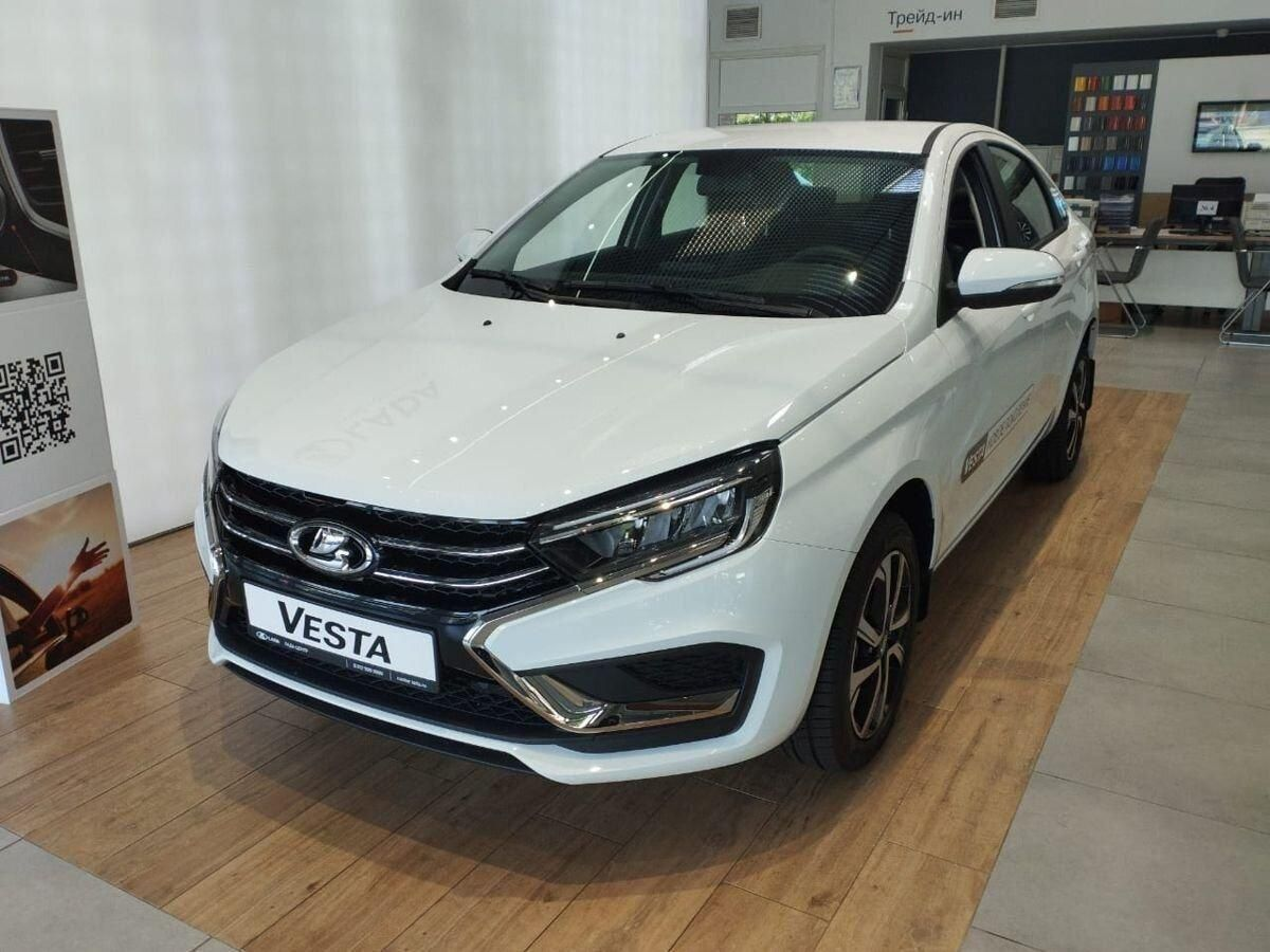 LADA Vesta I Рестайлинг (NG), Белый "Ледниковый", 1519840 рублей, вид 2