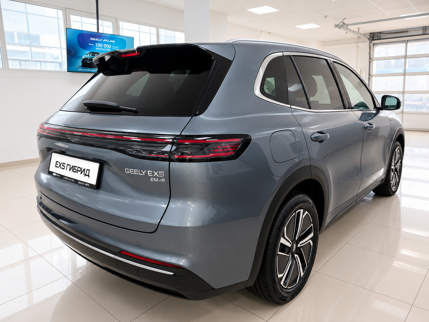 Geely EX5 Гибрид I, Twilight Grey / Серый металлик, 3814990 рублей, вид 6