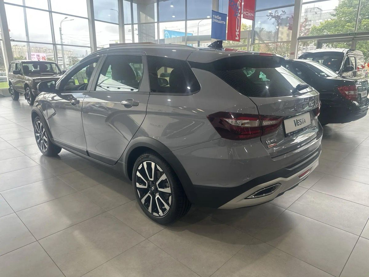 LADA Vesta SW Cross I Рестайлинг (NG), Серебристо-темно-серый "Борнео" металлик, 1696552 рублей, вид 7