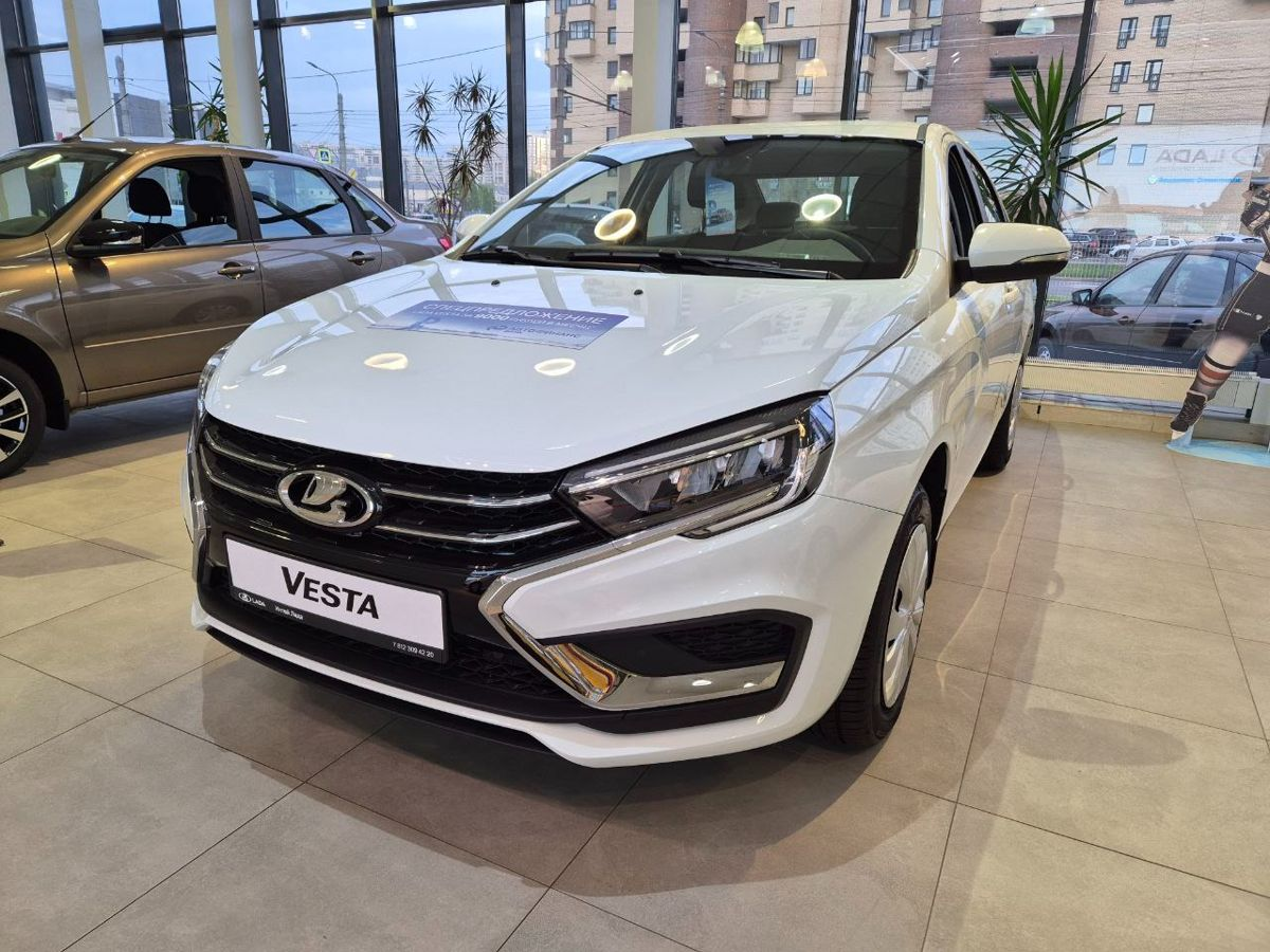 LADA Vesta I Рестайлинг (NG), Белый "Ледниковый", 1297500 рублей, вид 2
