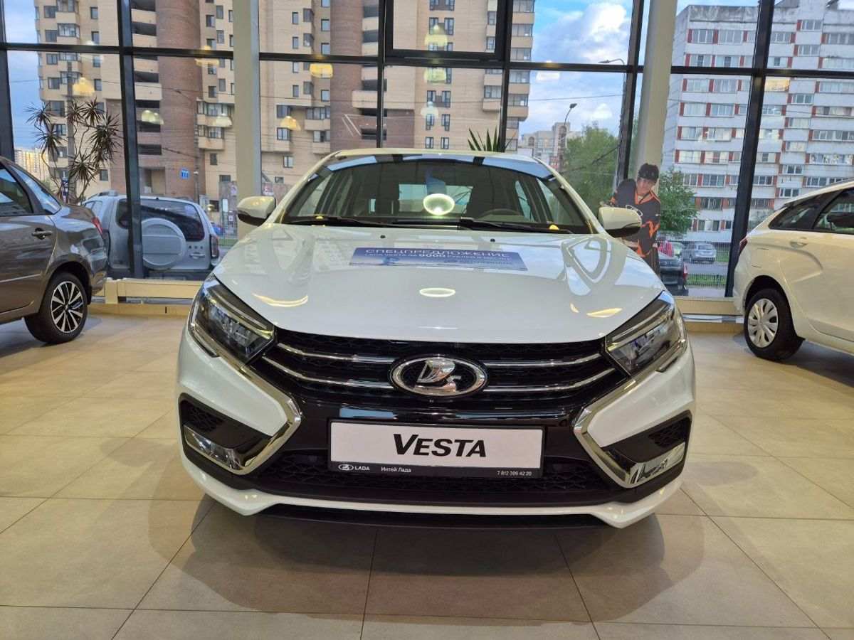 LADA Vesta I Рестайлинг (NG), Белый "Ледниковый", 1297500 рублей, вид 4