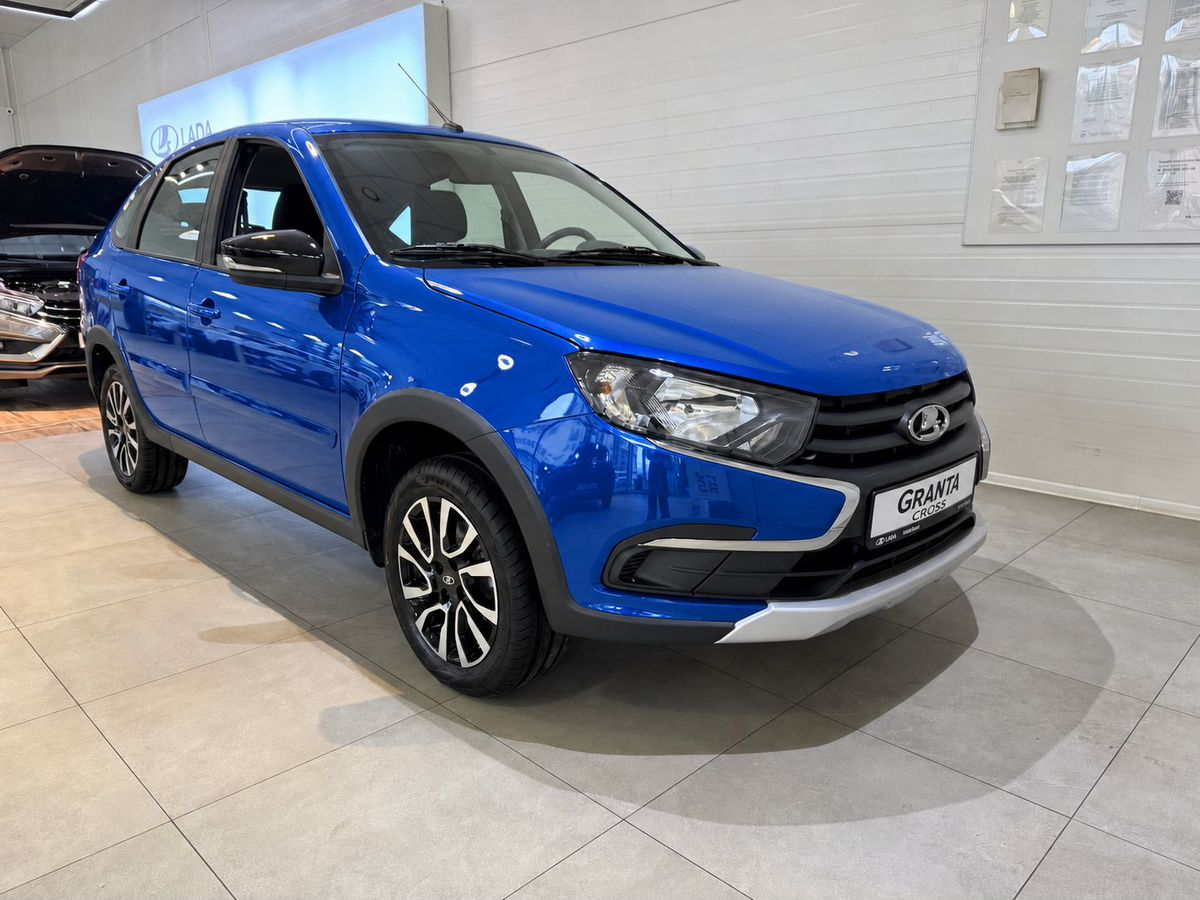 LADA Granta Active Cross I Рестайлинг, Синий "Капитан" металлик, 1054500 рублей, вид 2