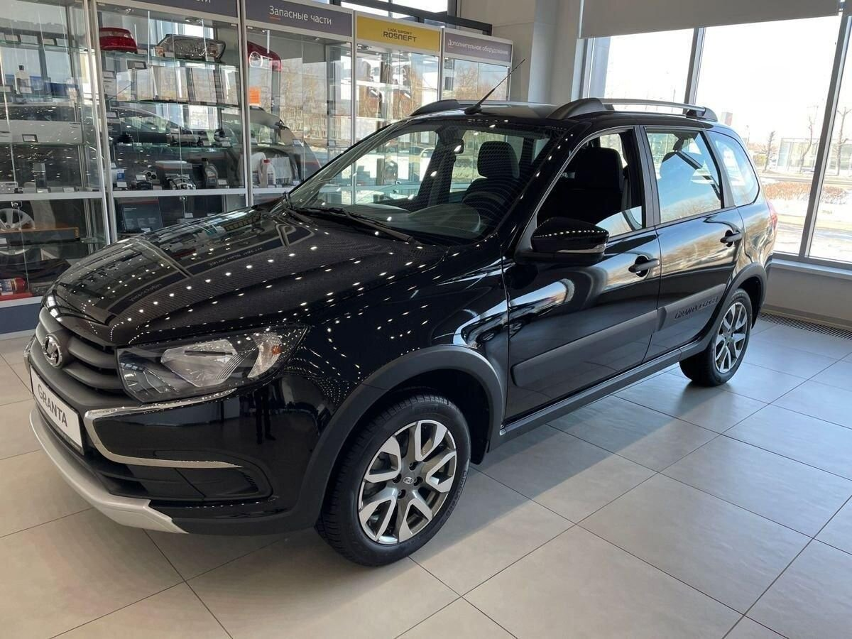 LADA Granta Cross I Рестайлинг, Черный "Пантера", 884360 рублей, вид 2