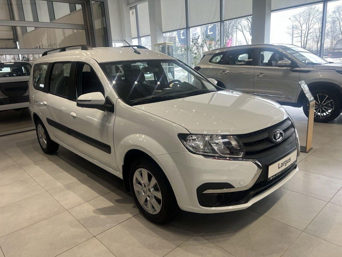LADA Largus I Рестайлинг, Белый "Ледниковый", 1312978 рублей, вид 4