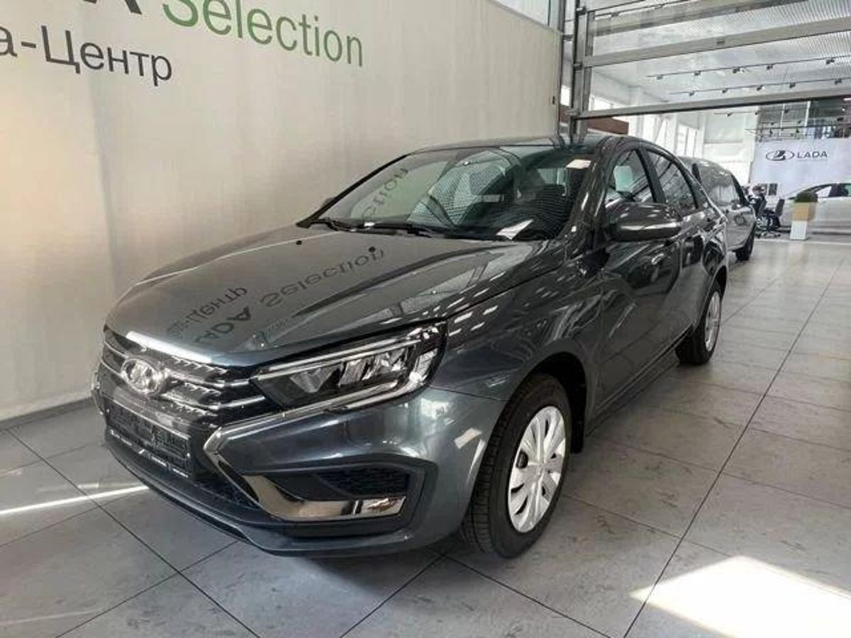 LADA Vesta I Рестайлинг (NG), Серебристо-темно-серый "Борнео" металлик, 1270360 рублей, вид 2