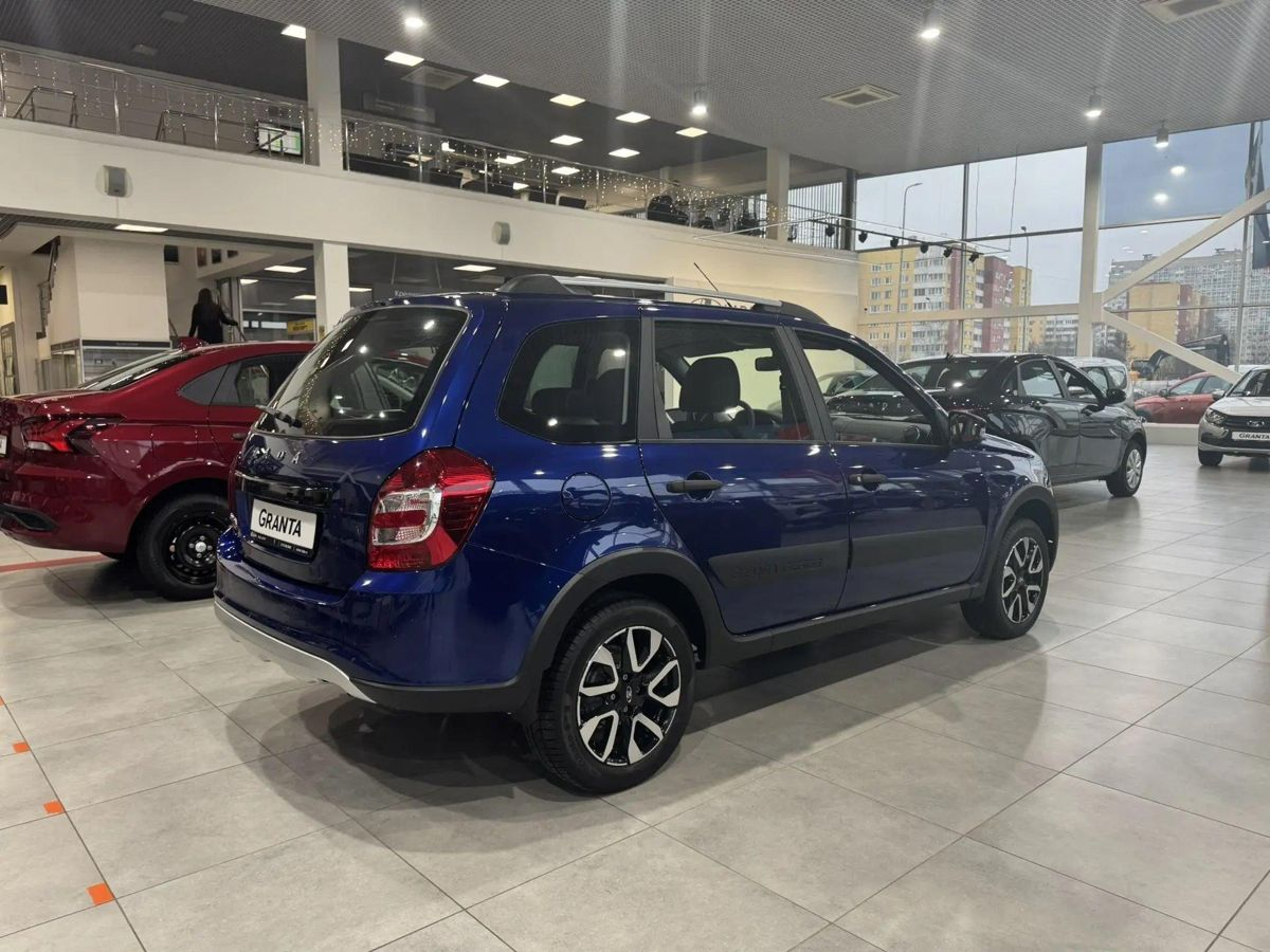 LADA Granta Cross I Рестайлинг, Синий "Капитан" металлик, 900200 рублей, вид 5