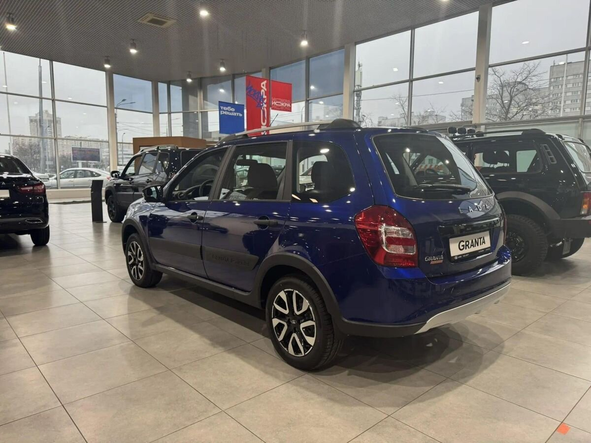 LADA Granta Cross I Рестайлинг, Синий "Капитан" металлик, 900200 рублей, вид 6