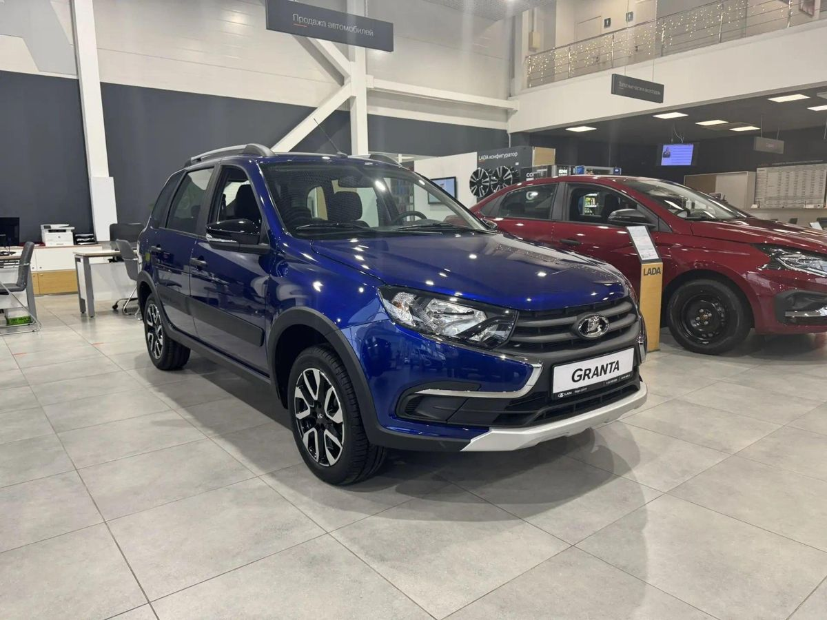 LADA Granta Cross I Рестайлинг, Синий "Капитан" металлик, 900200 рублей, вид 3