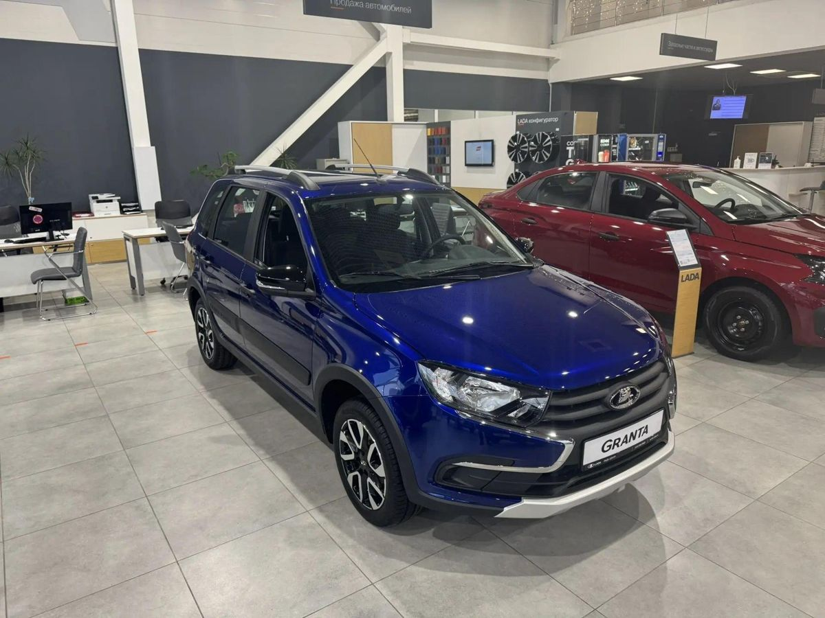 LADA Granta Cross I Рестайлинг, Синий "Капитан" металлик, 900200 рублей, вид 4
