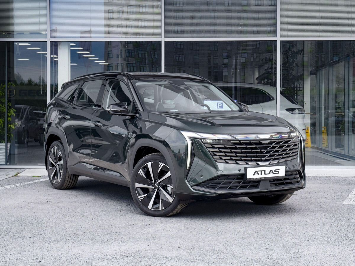 Geely Atlas II, Racing Green / Зеленый металлик, 3931281 рублей, вид 4