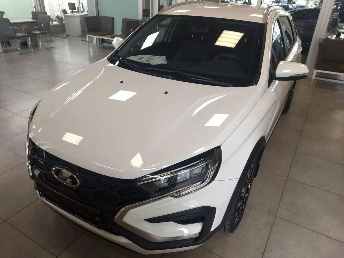 LADA Vesta SW Cross I Рестайлинг (NG), Белый "Ледниковый", 1551616 рублей, вид 3