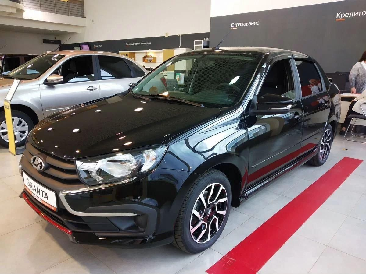 LADA Granta Sport седан I Рестайлинг, Черный "Пантера", 1186904 рублей, вид 2