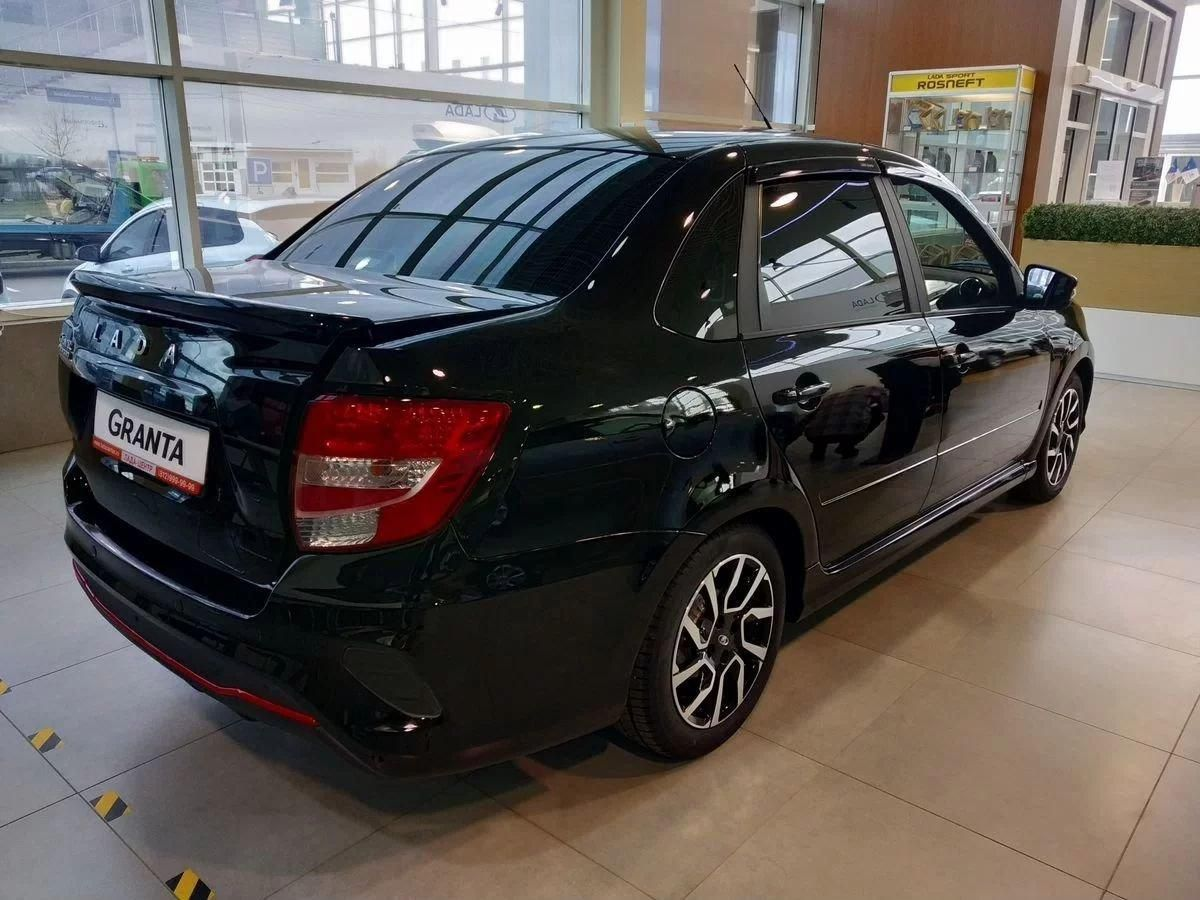 LADA Granta Sport седан I Рестайлинг, Черный "Пантера", 1186904 рублей, вид 4