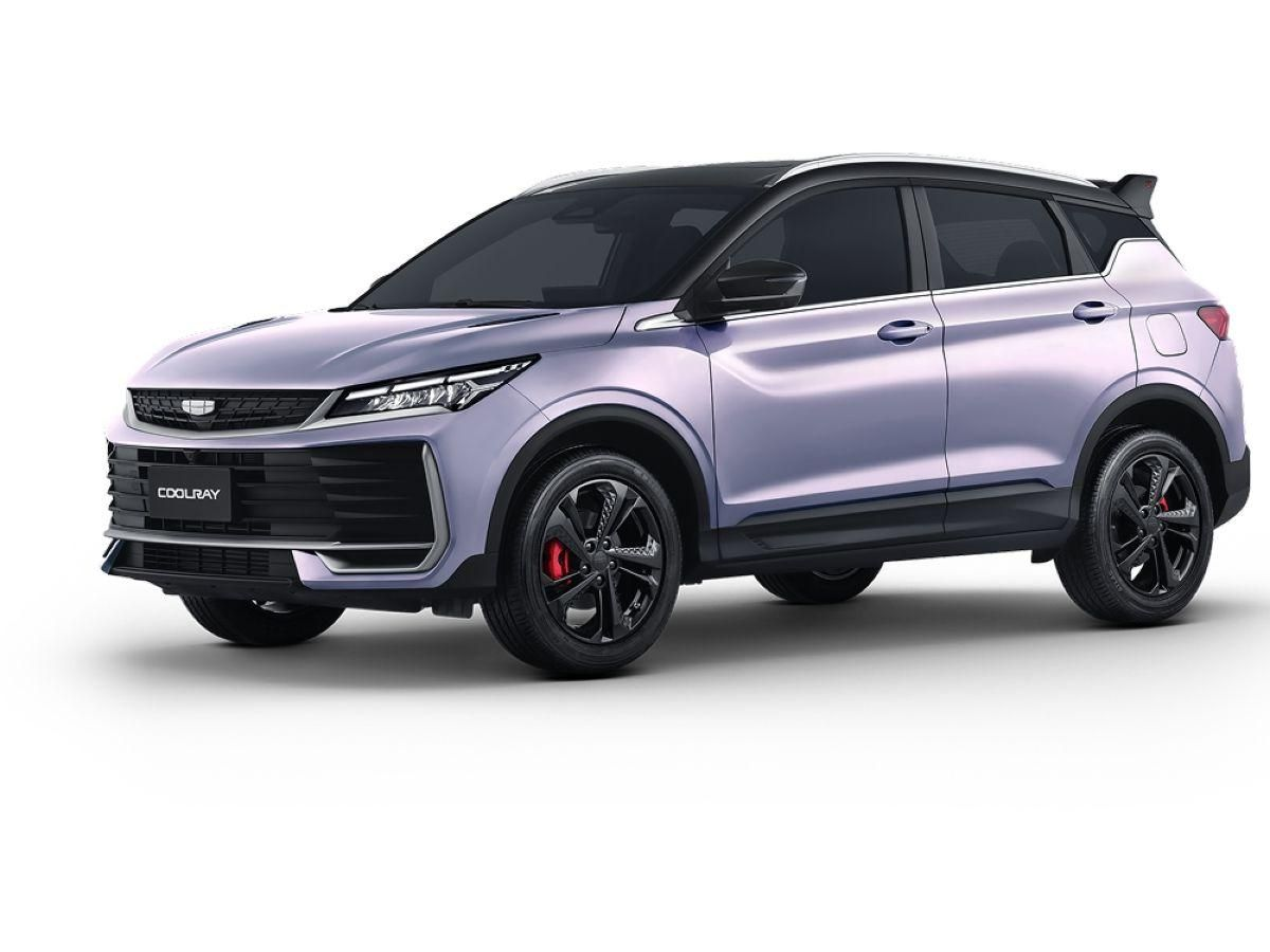 Geely Coolray I Рестайлинг 2, Unicorn Grey / Лиловый перламутр, 2358742 рублей, вид 2
